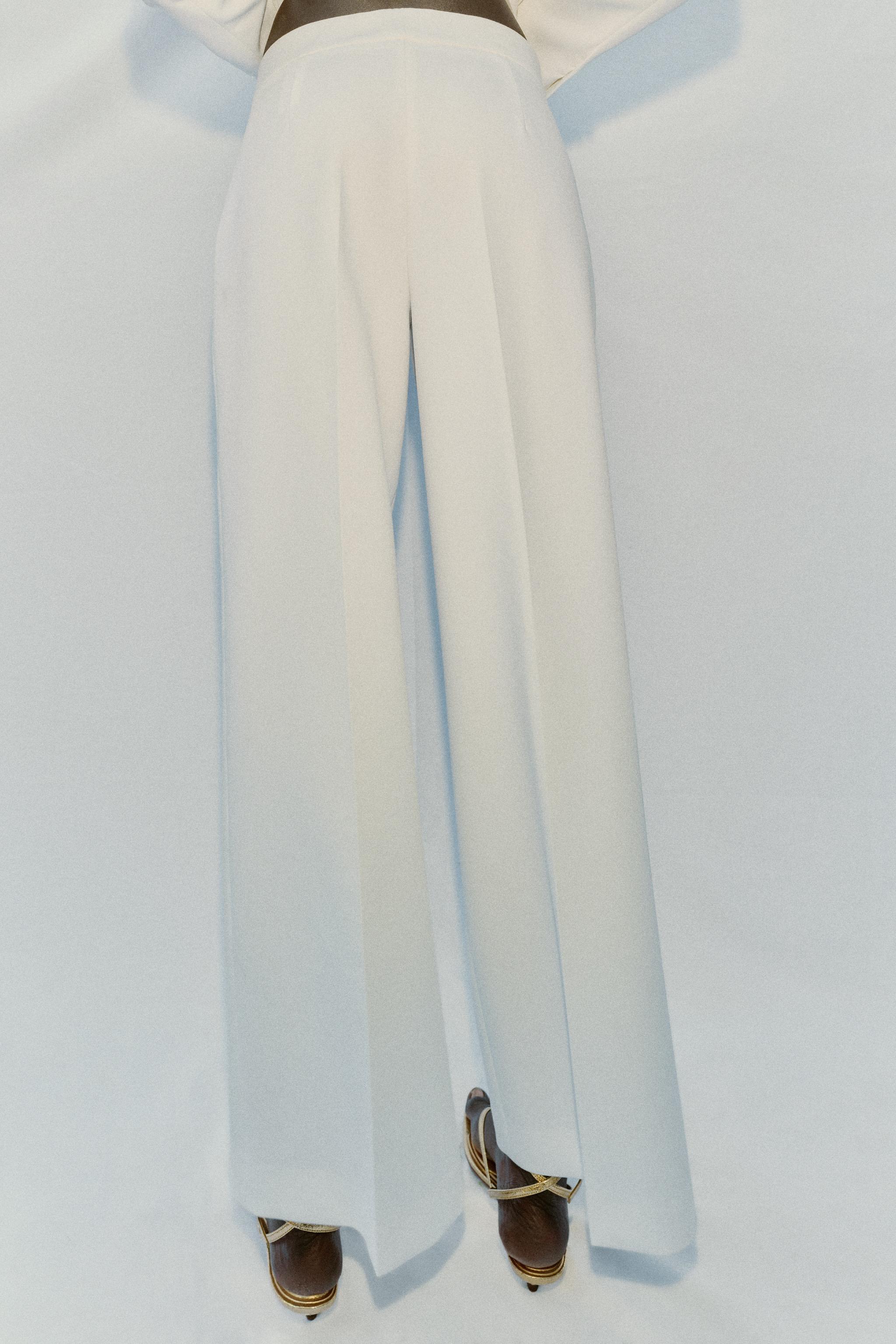 PANTALON DROIT TAILLE HAUTE